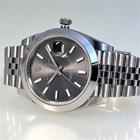 rolex datejust schiefergrau|Rolex Datejust for sale.